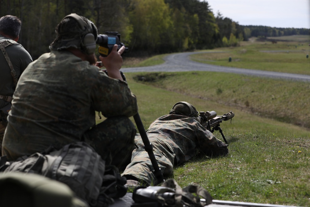 NATO SOF participate in the ISTC’s Night Sniper Course