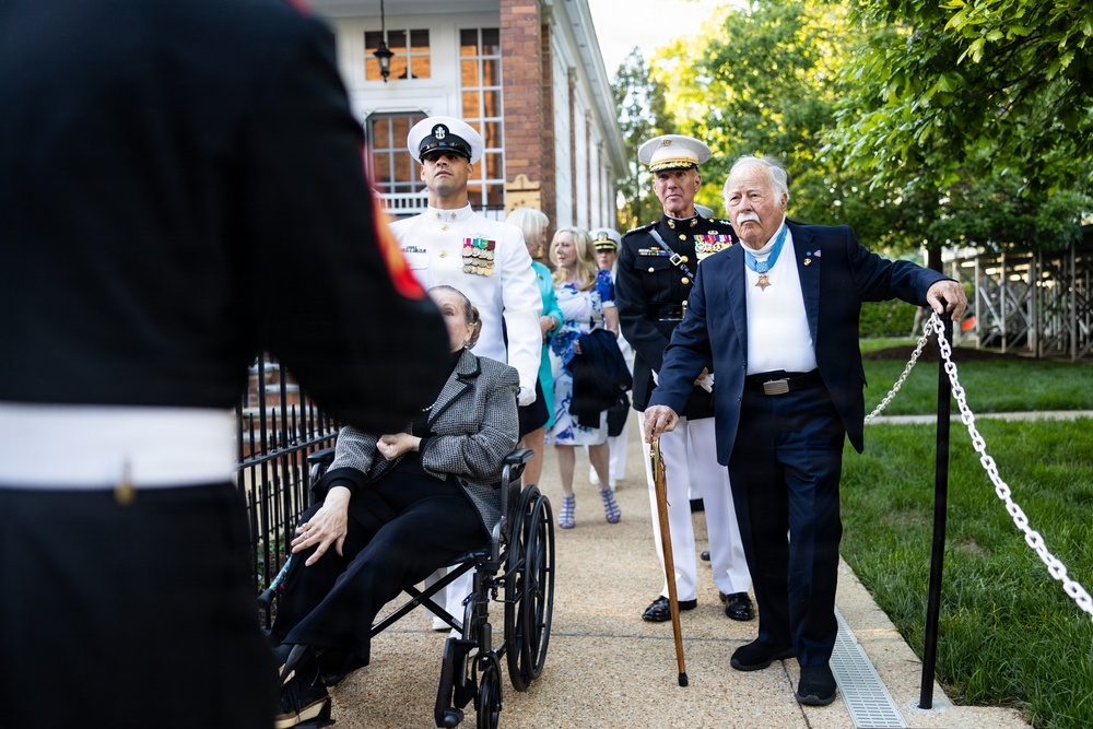 The Commandant, Gen. Eric M. Smith attends an 8th and I Evening Parade