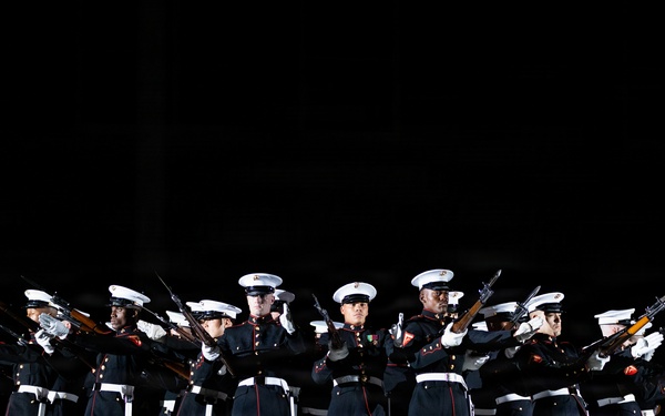 The Commandant, Gen. Eric M. Smith attends an 8th and I Evening Parade