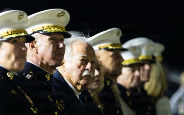The Commandant, Gen. Eric M. Smith attends an 8th and I Evening Parade