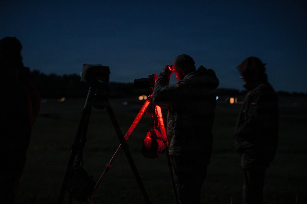 NATO SOF participate in the ISTC’s Night Sniper Course