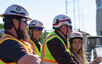 Lee Forsgren receives Chickamauga Lock Replacement Project update