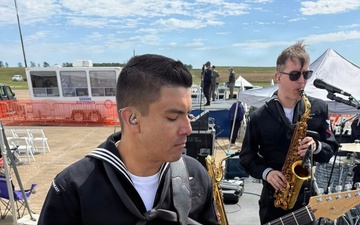 Navy Band Southeast performs in the NAS Meridian Air Show 2026 - Meridian, MS