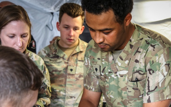 586th Field Hospital Validates Walking Blood Bank