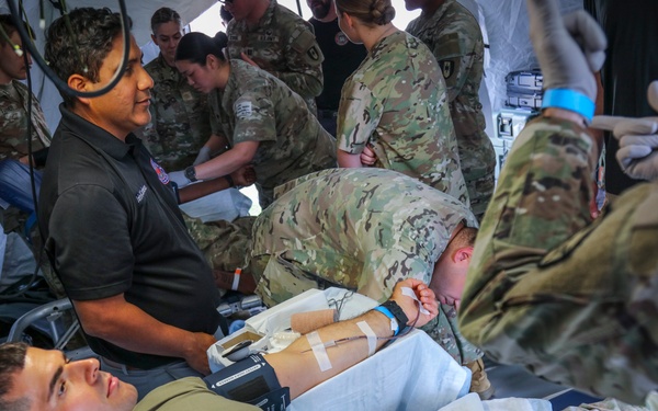 586th Field Hospital Validates Walking Blood Bank