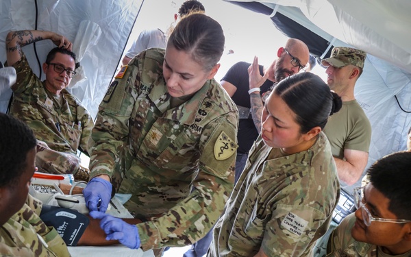 586th Field Hospital Validates Walking Blood Bank