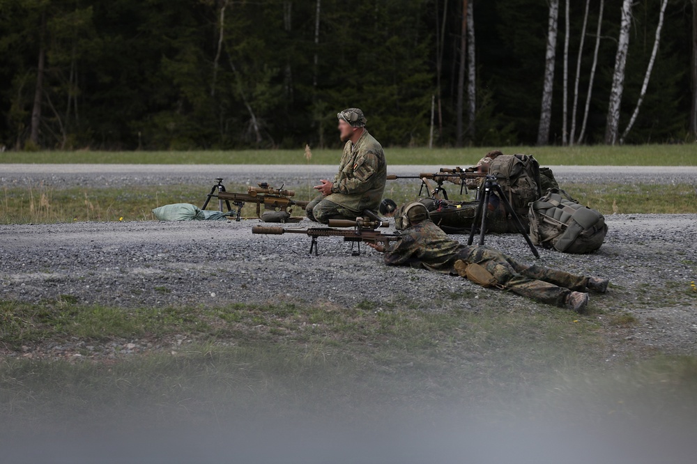 NATO SOF participate in the ISTC’s Night Sniper Course