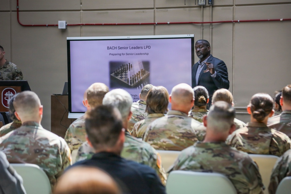 Former Army Surgeon General visits BACH, engages leaders and staff