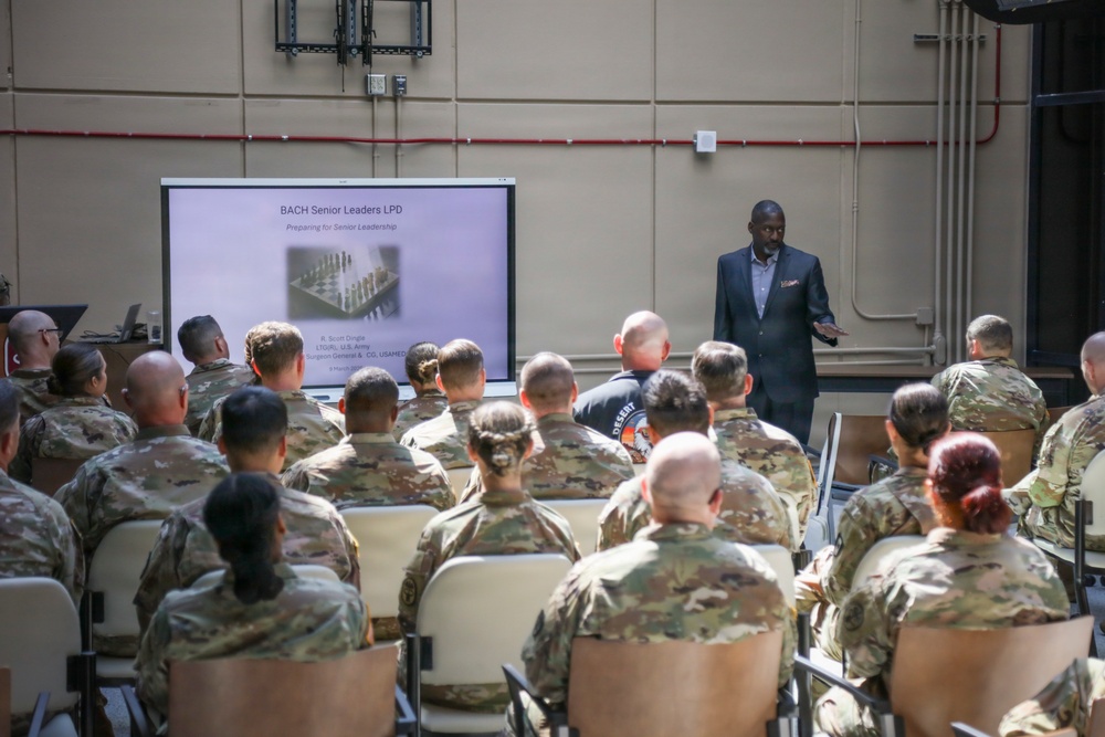 Former Army Surgeon General visits BACH, engages leaders and staff