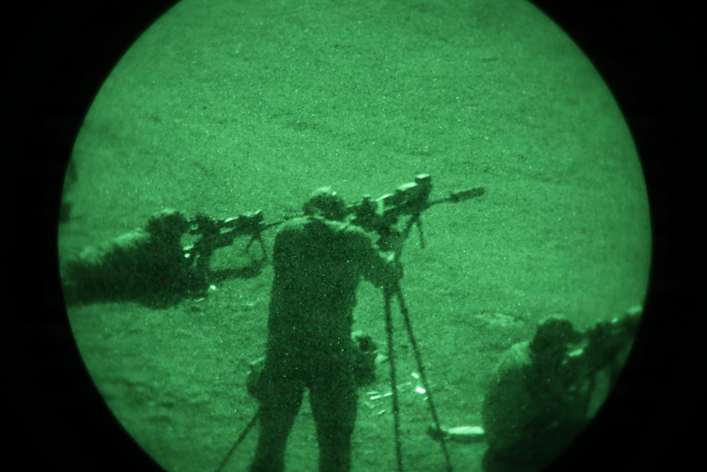NATO SOF participate in the ISTC’s Night Sniper Course