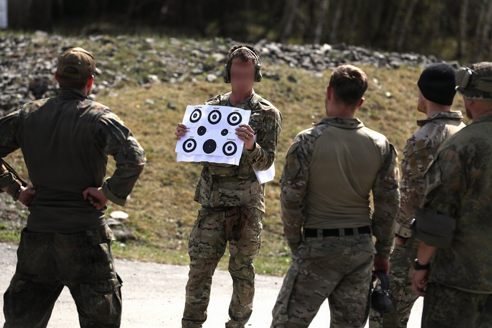 NATO SOF participate in the ISTC’s Night Sniper Course