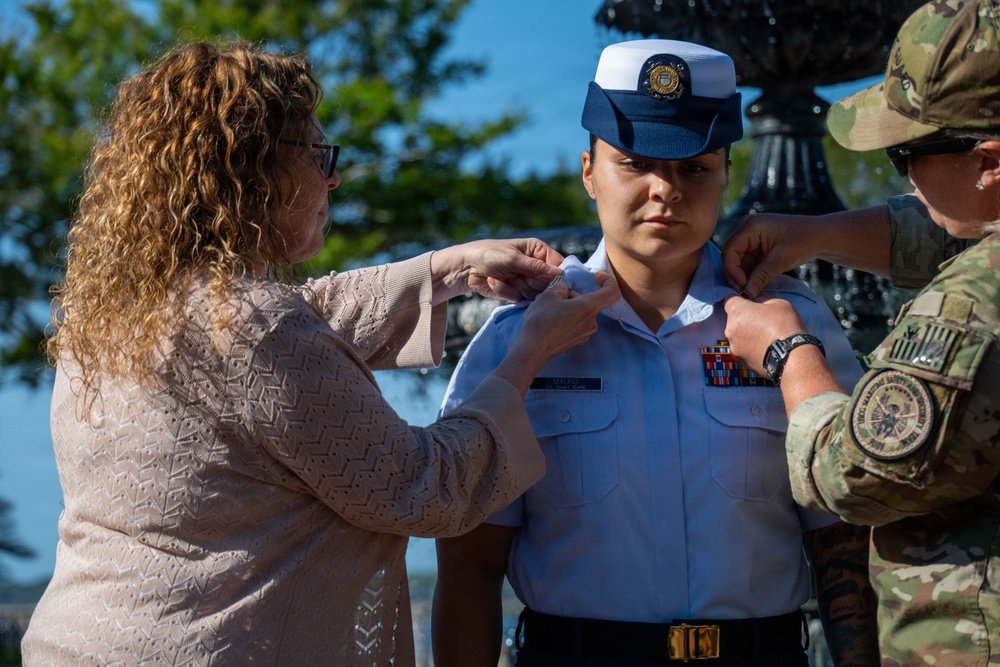 ME1 Mia Mauro Promoted During Ceremony in St. Marys, Georgia