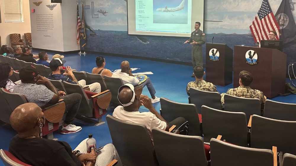 Meet the Warfighter: Aviation at Jacksonville employees get up close with P-8 Poseidon