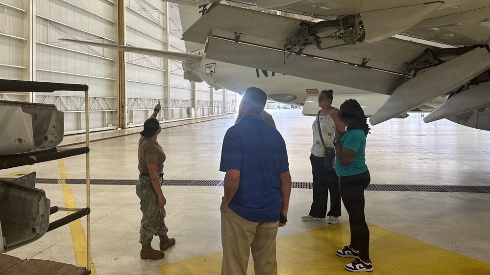 Meet the Warfighter: Aviation at Jacksonville employees get up close with P-8 Poseidon