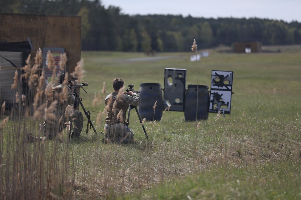 NATO SOF participate in the ISTC’s Night Sniper Course