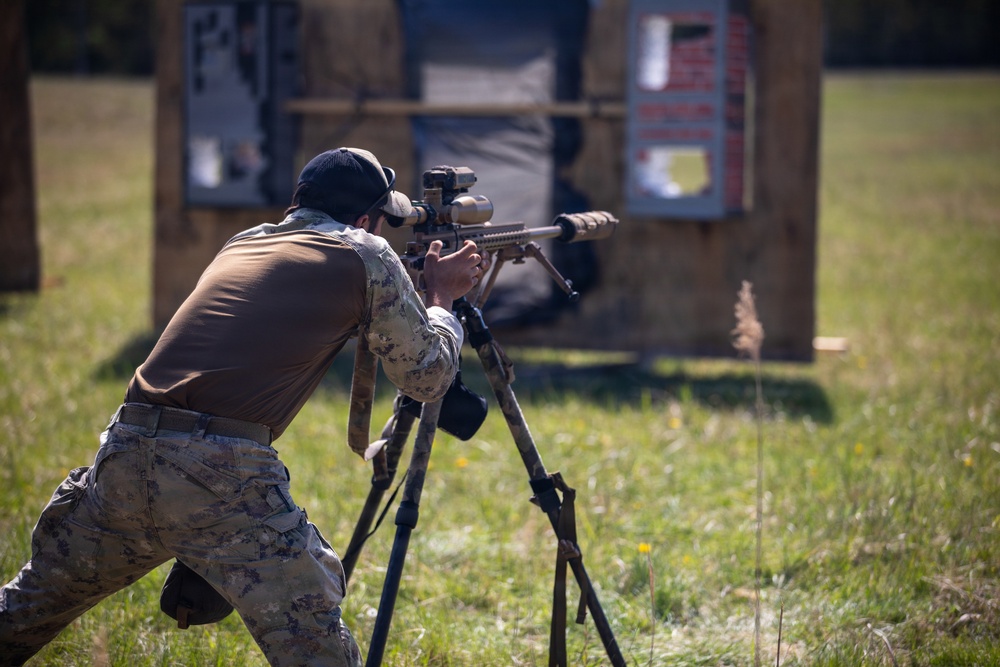 NATO SOF participate in the ISTC’s Night Sniper Course