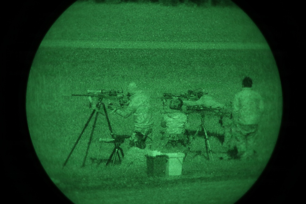 NATO SOF participate in the ISTC’s Night Sniper Course