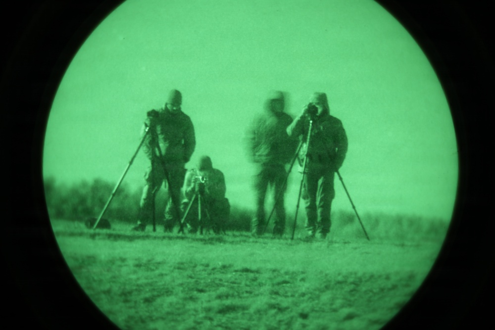 NATO SOF participate in the ISTC’s Night Sniper Course