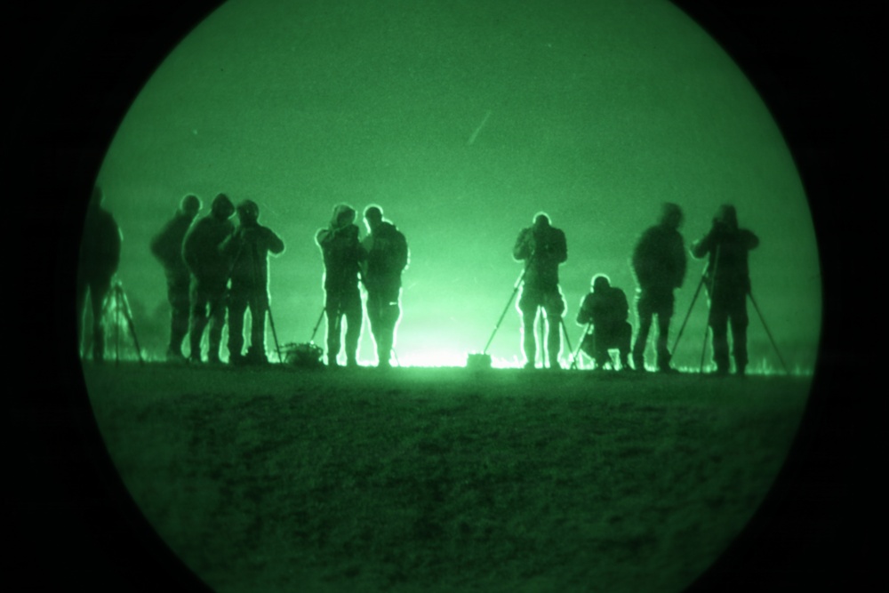 NATO SOF participate in the ISTC’s Night Sniper Course