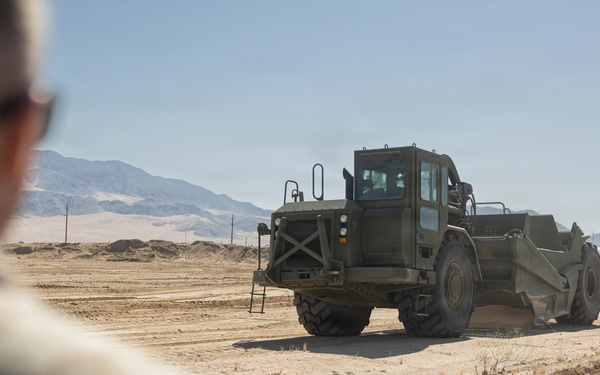 U.S. Marines conduct airfield repairs to support training at MCAGCC