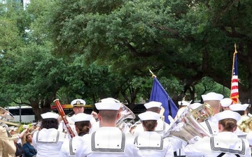 Navy Band Southeast performs at Fleet Week Houston 2026 Opening Ceremony