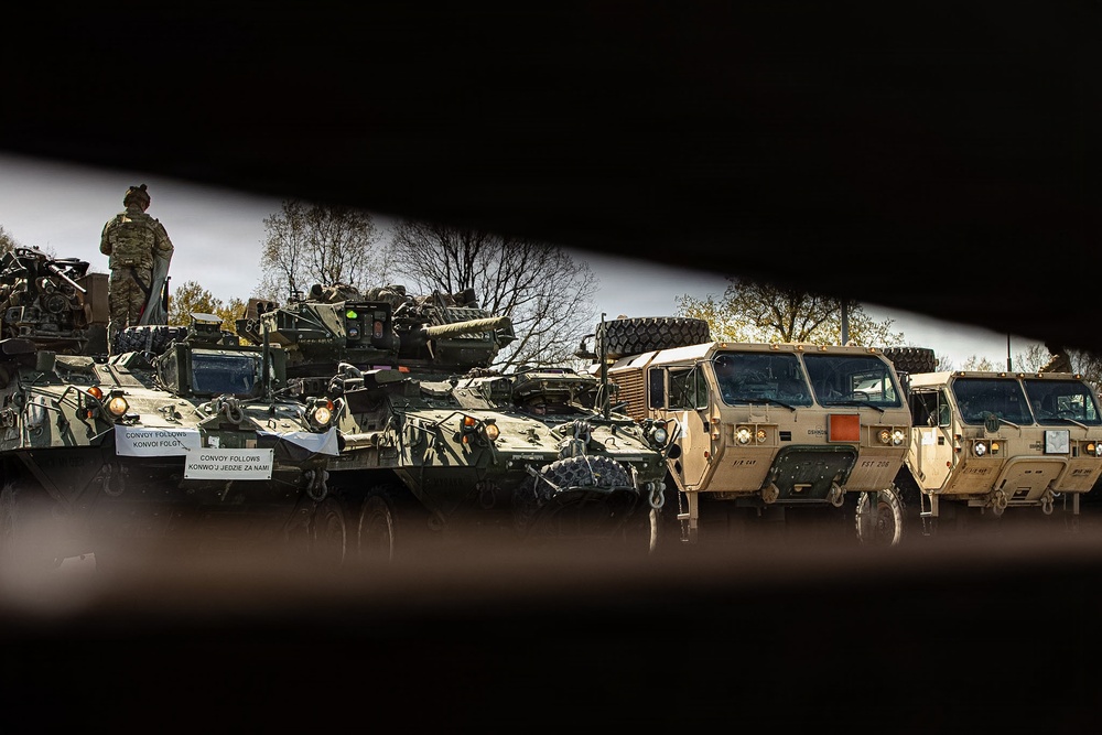 2d Cavalry Regiment conducts refueling operations during Sword 26 convoy