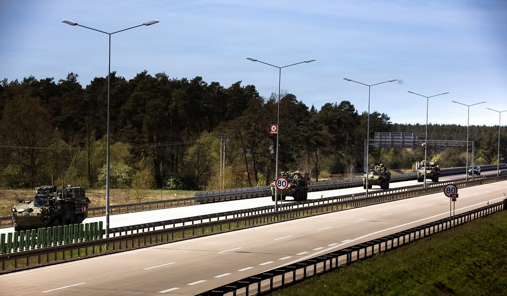 2d Cavalry Regiment conducts refueling operations during Sword 26 convoy