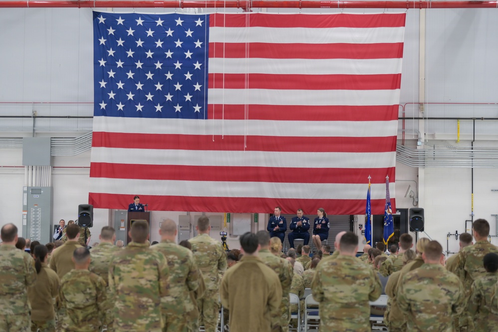 115th Fighter Wing Command Chief Master Sgt. Change of Responsibility