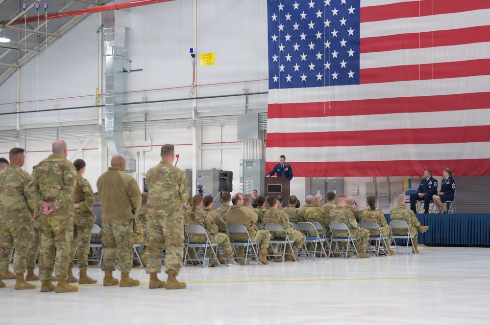 115th Fighter Wing Command Chief Master Sgt. Change of Responsibility
