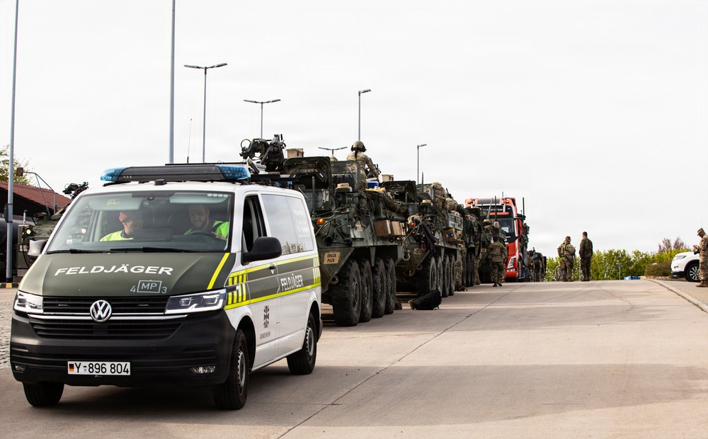 2d Cavalry Regiment conducts refueling operations during Sword 26 convoy
