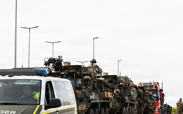 2d Cavalry Regiment conducts refueling operations during Sword 26 convoy