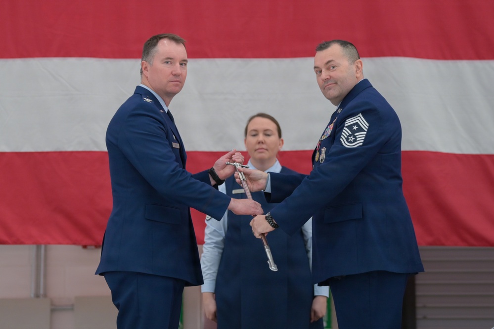 115th Fighter Wing Command Chief Master Sgt. Change of Responsibility