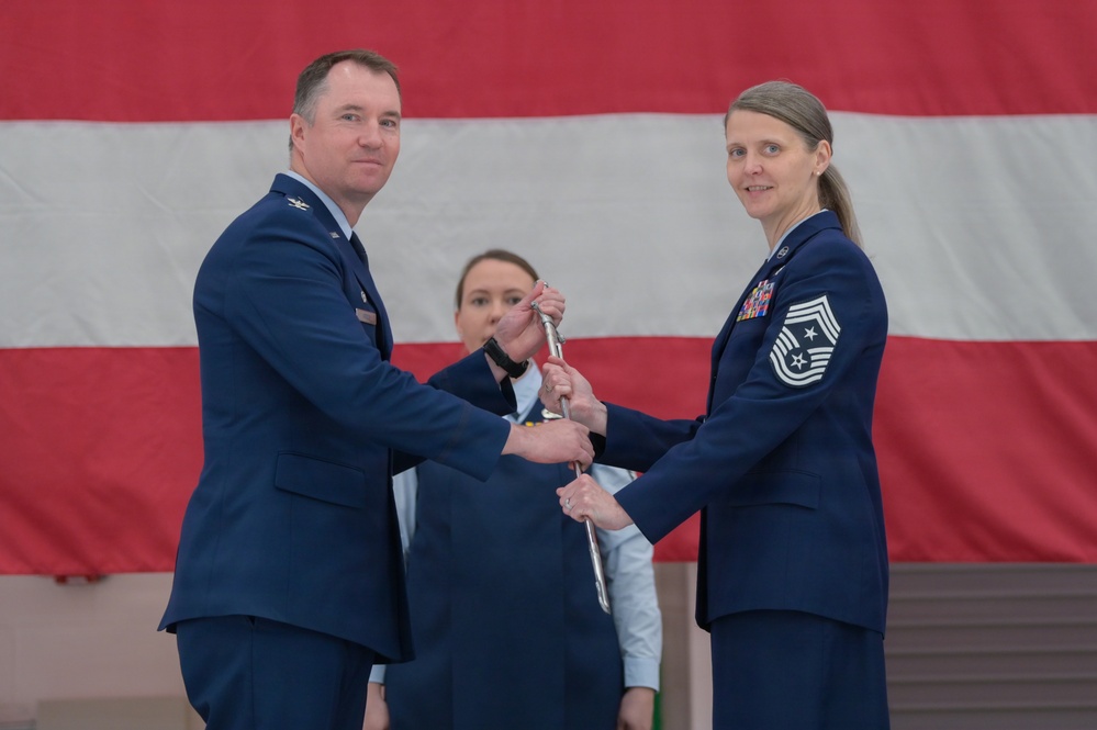115th Fighter Wing Command Chief Master Sgt. Change of Responsibility