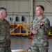 19th AF Command Team visits 908th FTW