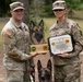 Military Working Dog EErek recognized for exceptional career