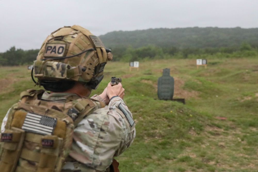III Corps Conducts Combat Pistol Qualification Course
