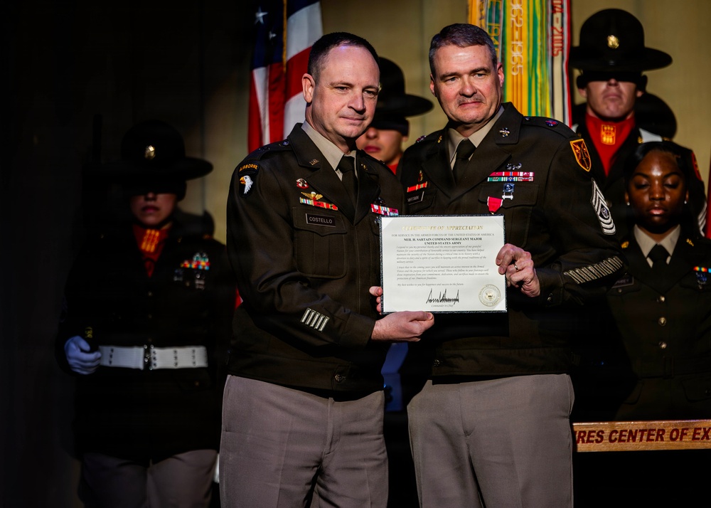 CSM Neil Sartain Retirement Ceremony