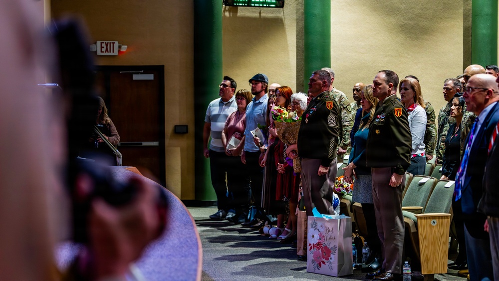 CSM Neil Sartain Retirement Ceremony