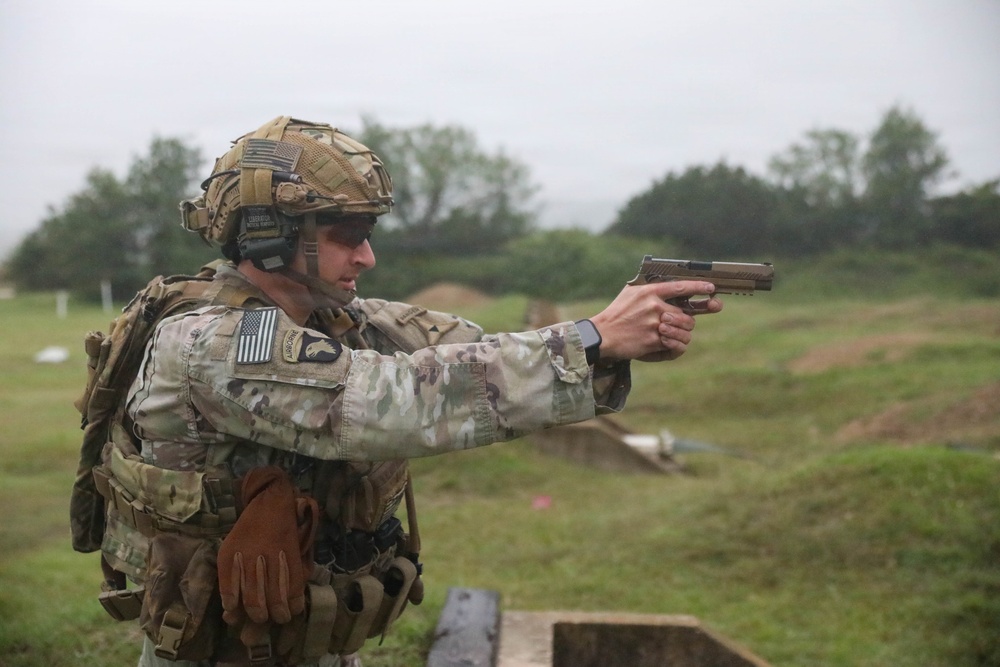 III Corps Conducts Combat Pistol Qualification Course