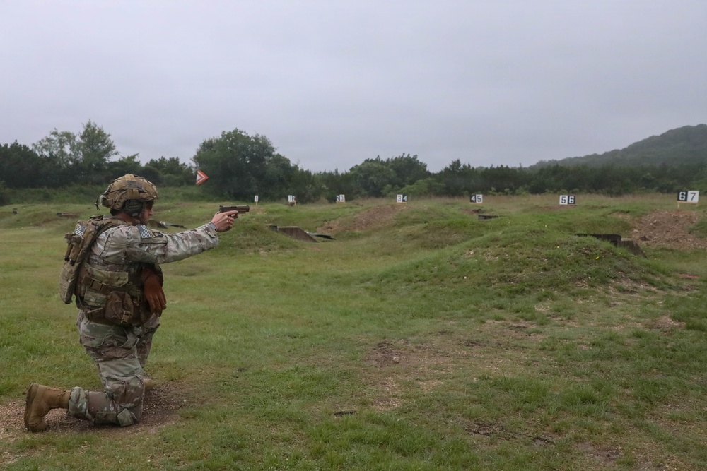 III Corps Conducts Combat Pistol Qualification Course
