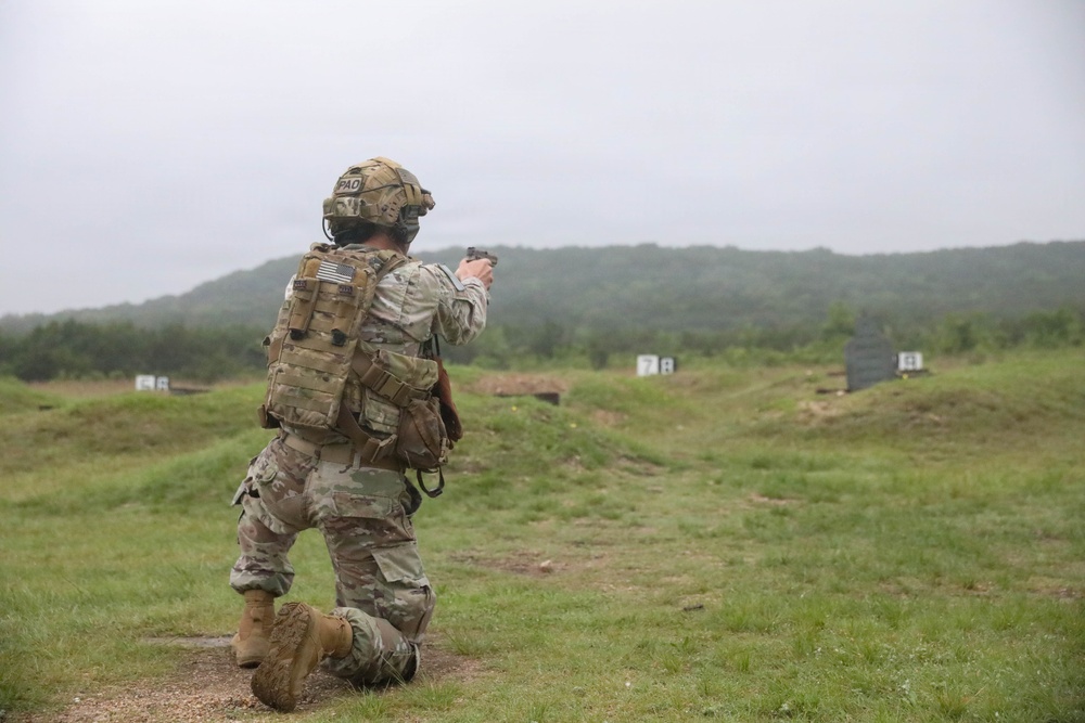 III Corps Conducts Combat Pistol Qualification Course