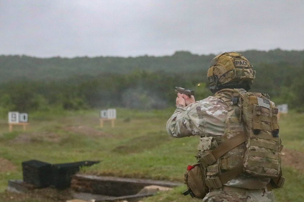 III Corps Conducts Combat Pistol Qualification Course