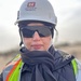 U.S. Army Corps of Engineers project engineer at field site