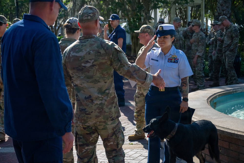 ME1 Mia Mauro Promoted During Ceremony in St. Marys, Georgia
