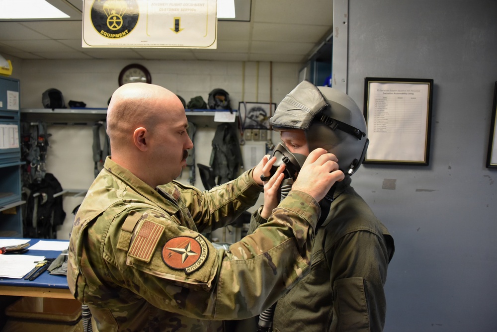 80th Flying Training Wing Aircrew Flight Equipment Airmen ensure aircrew safety