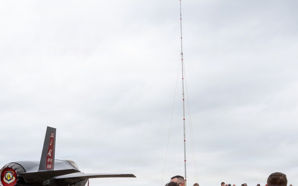 National Security Forum and Gathering of Eagles attendees tour Airpower demonstration at Maxwell Air Force Base