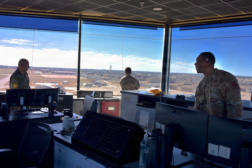 80th Operations Support Squadron air traffic controllers manage more than 270,000 aircraft movements annually