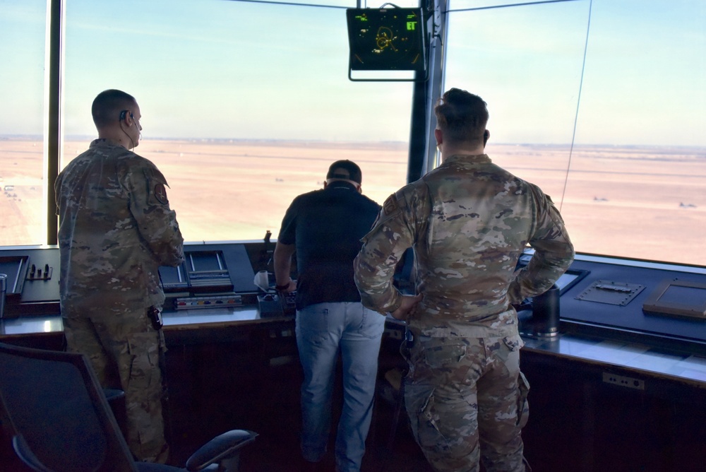 80th Operations Support Squadron air traffic controllers manage more than 270,000 aircraft movements annually