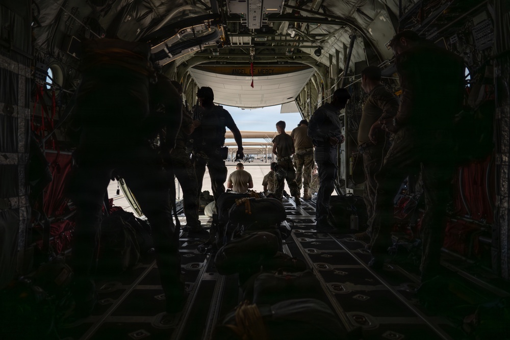 Tested to Rescue: weapons and rescue squadrons execute overwater mission