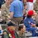 National Security Forum and Gathering of Eagles attendees observe an Airpower demonstration at Maxwell Air Force Base